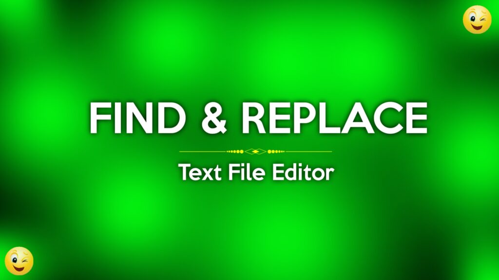 Find & Replace Words Online | Free & Fast Text Editor