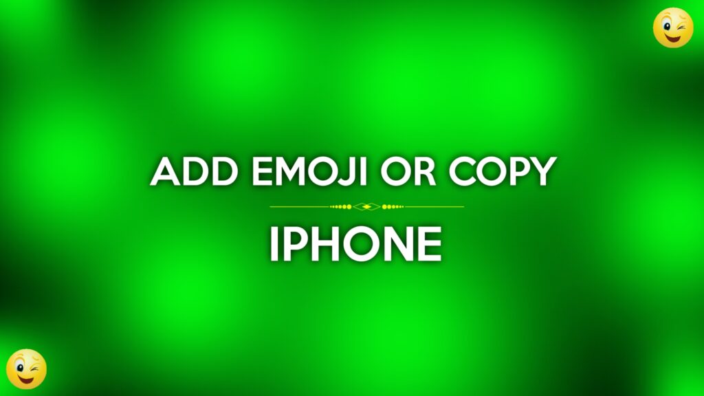 Add iphone Latest Emoji in Your Sentence